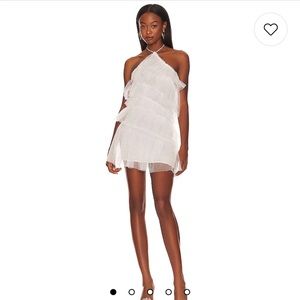 The Bar Lou Dress in Blanc